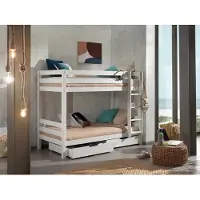 Vipack Etagen-Hochbett Pino 160 cm Höhe inkl. 2 Schubladen