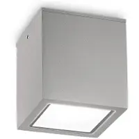 Ideal Lux 326894 OUTDOOR TECHO SMALL Außendeckenleuchte 1xGU10 IP54 grau