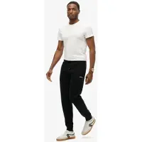 Superdry für Herren. M7011419A Jogginghose Plain schwarz (XL), Lässig, Baumwolle