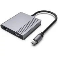 Gembird A-CM-COMBO3-04, USB Typ-C, HDMI, USB Typ-C, USB 3.2 Gen 1 (3.1 Gen 1) Type-A, 5000 Mbit/s, 60 Hz, Grau, 85 W
