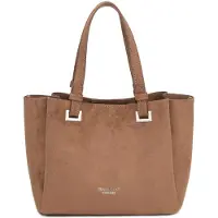 Diana & Co Firenze Handtasche Wildleder-Optik mit abnehmbarem Schultergurt Electric Blue UNICA 27x17.5x11.5 cm