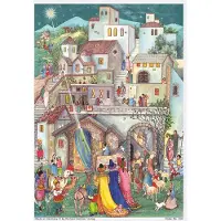 Sonstige Verlage Adventskalender "Heilige drei Könige in bethlehem"