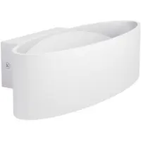 Eglo MACCACARI Wand-/Deckenleuchte Lampe Beleuchtung - L27 x H7,5 x AL13 cm - weiß - 10W inkl. - IP20