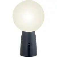 Zafferano Olimpia Akku-Tischlampe IP54 dunkelgrau