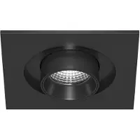 Beneito Faure MINI OXO SQ 6W 42º LED-Einbaustrahler mit CCT-Switch-Technologie 2700K/3200K/4000K, Oberfläche Mattschwarz -