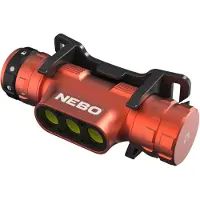 NEBO LED Taschenlampe "Master Series HL1000", rot (schwarz), H:9,9cm L:3,6cm T:2,8cm, Aluminium, Mobilleuchten, LED Taschenlampe