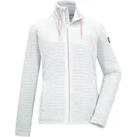 Killtec Strickjacke "KOS 12 WMN FLX JCKT" Elastische Damenjacke, gestreift, mit Kinnschutz und Taschen