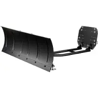 Wiltec Universal Schneeschild 120x40 cm verstellbar für Rasentraktor Schneepflug Schneeschieber