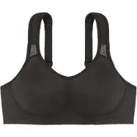 Dorina Sport-BH "FLEX", Damen, Gr. 90, Cup B, schwarz, Obermaterial: 75% Polyamid, 15% Polyester, 10% Elasthan, unifarben, bequem, BHs Sport-BH, mit atmungsaktiven Mesh-Trägern