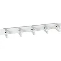 EFB Elektronik EFB 699992 19” 1HE Kabelführungspanel, 5 Bügel, Kunststoff RAL7035