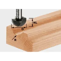 Festool Hohlkehlfräser HW S8 R8 - 490985