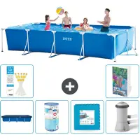 Intex Rechteckiger Frame Pool - 450x220x84 cm - 5-teilig S146