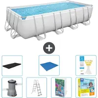 Bestway Power Steel Rechteckig - 488x244x122 cm - 6-teilig S546