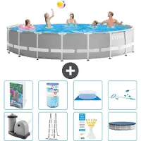 Intex Prism Frame Pool Rund - 549x122 cm - 7-teilig S542