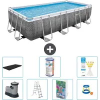 Bestway Power Steel Rechteckig - 549x274x122 cm - 6-teilig S541