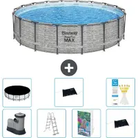 Bestway Steel Pro MAX Rund - 549x122 cm - 6-teilig S562