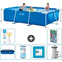 Intex Rechteckiger Frame Pool - 300x200x75 cm - 5-teilig S146
