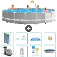 Intex Prism Frame Pool Rund - 610x132 cm - 7-teilig S647