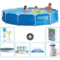 Intex Frame Pool Rund - 366x76 cm - 5-teilig S77