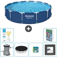 Bestway Steel Pro Rund - 396x84 cm - 5-teilig S317