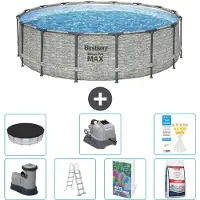 Bestway Steel Pro MAX Rund - 488x122 cm - 6-teilig S649