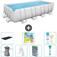 Bestway Power Steel Rechteckig - 488x244x122 cm - 6-teilig S532