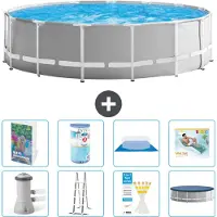 Intex Prism Frame Pool Rund - 457x122 cm - 7-teilig S635