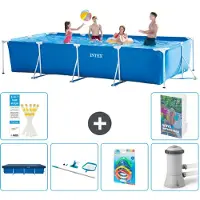 Intex Rechteckiger Frame Pool - 450x220x84 cm - 5-teilig S125