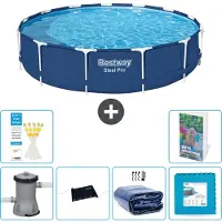 Bestway Steel Pro Rund - 396x84 cm - 5-teilig S340