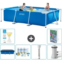 Intex Rechteckiger Frame Pool - 300x200x75 cm - 5-teilig S52