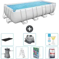 Bestway Power Steel Rechteckig - 488x244x122 cm - 6-teilig S649