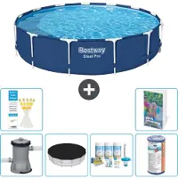 Bestway Steel Pro Rund - 396x84 cm - 5-teilig S208
