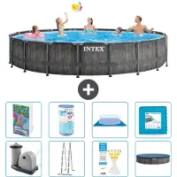 Intex Prism Frame Pool Rund - 549x122 cm - 7-teilig S602