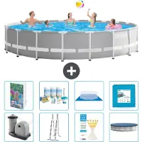 Intex Prism Frame Pool Rund - 610x132 cm - 7-teilig S536