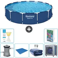 Bestway Steel Pro Rund - 396x84 cm - 5-teilig S278