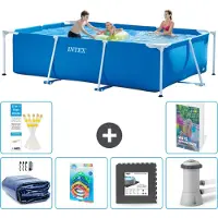 Intex Rechteckiger Frame Pool - 300x200x75 cm - 5-teilig S3
