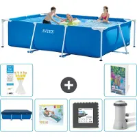 Intex Rechteckiger Frame Pool - 300x200x75 cm - 5-teilig S49