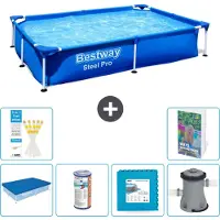 Bestway Steel Pro Rechteckig - 221x150x43 cm - 5-teilig S146