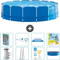 Intex Frame Pool Rund - 457x122 cm - 7-teilig S550
