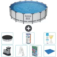 Bestway Steel Pro MAX Rund - 488x122 cm - 6-teilig S594