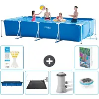 Intex Rechteckiger Frame Pool - 450x220x84 cm - 5-teilig S154