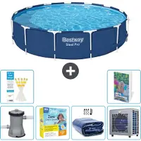 Bestway Steel Pro Rund - 396x84 cm - 5-teilig S331