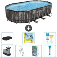 Bestway Power Steel Oval - 610x366x122 cm - 6-teilig S532