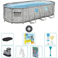Bestway Power Steel Oval - 549x274x122 cm - 6-teilig S532