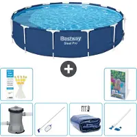 Bestway Steel Pro Rund - 396x84 cm - 5-teilig S323
