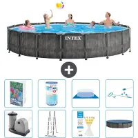 Intex Prism Frame Pool Rund - 549x122 cm - 7-teilig S542