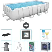 Bestway Power Steel Rechteckig - 488x244x122 cm - 6-teilig S538