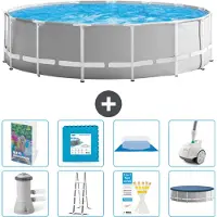 Intex Prism Frame Pool Rund - 457x122 cm - 7-teilig S531