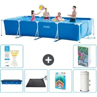Intex Rechteckiger Frame Pool - 450x220x84 cm - 5-teilig S118