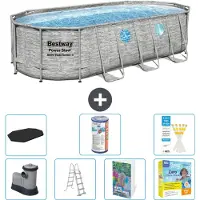 Bestway Power Steel Oval - 549x274x122 cm - 6-teilig S572